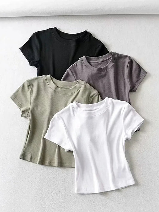O-neck Short-sleeve T-shirt
