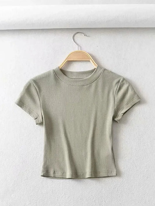 O-neck Short-sleeve T-shirt
