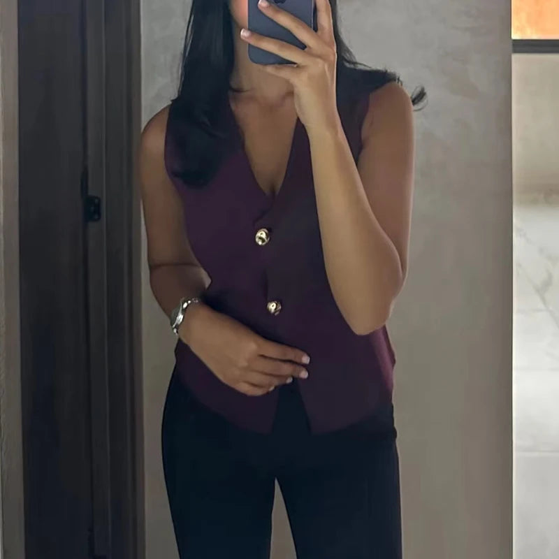 Knit Vest Top